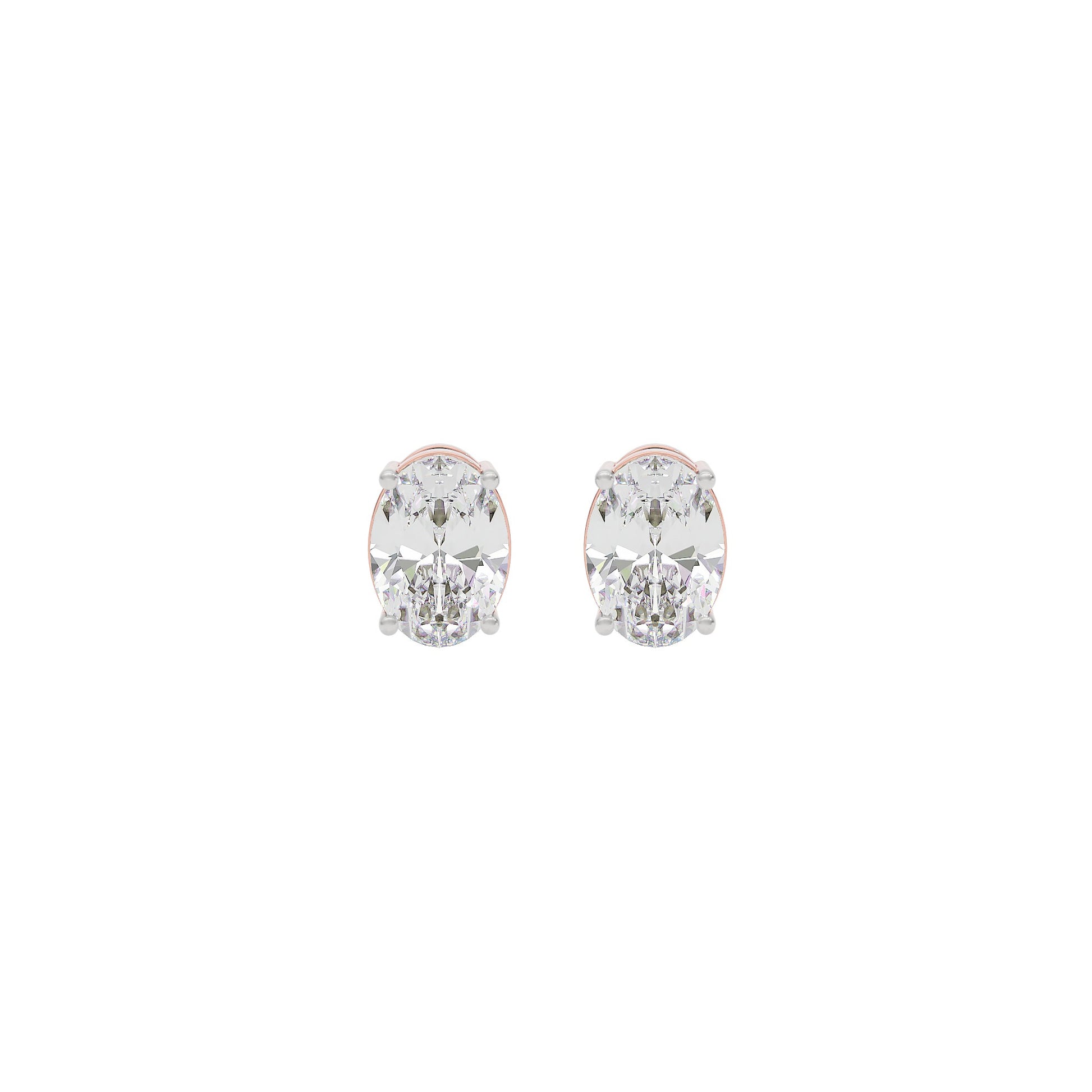 Sparkling Serendipity Diamond Bloom Earrings 18 KT / Rose Gold