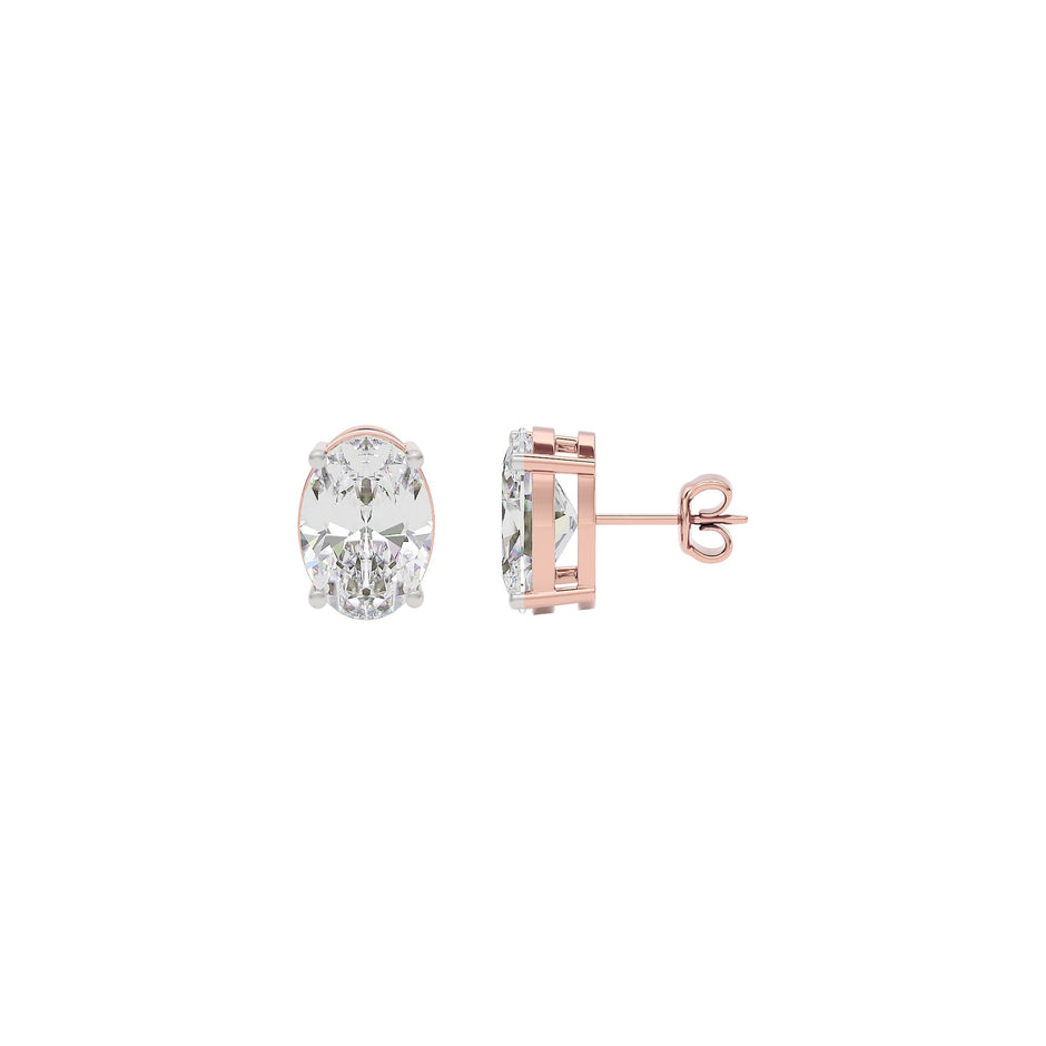 Sparkling Serendipity Diamond Bloom Earrings 18 KT / Rose Gold