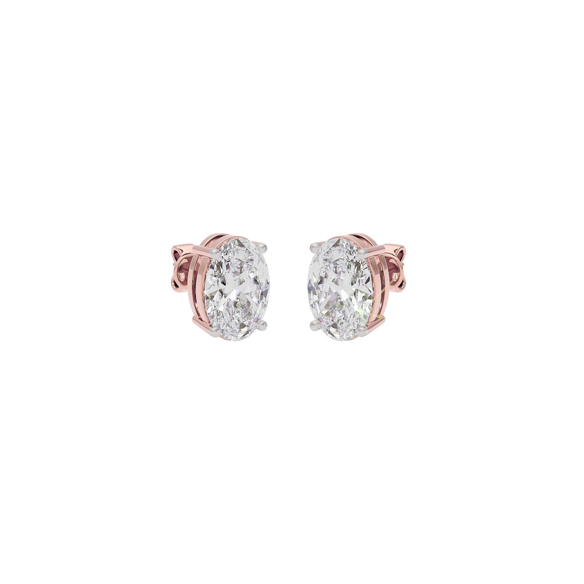 Sparkling Serendipity Diamond Bloom Earrings 18 KT / Rose Gold