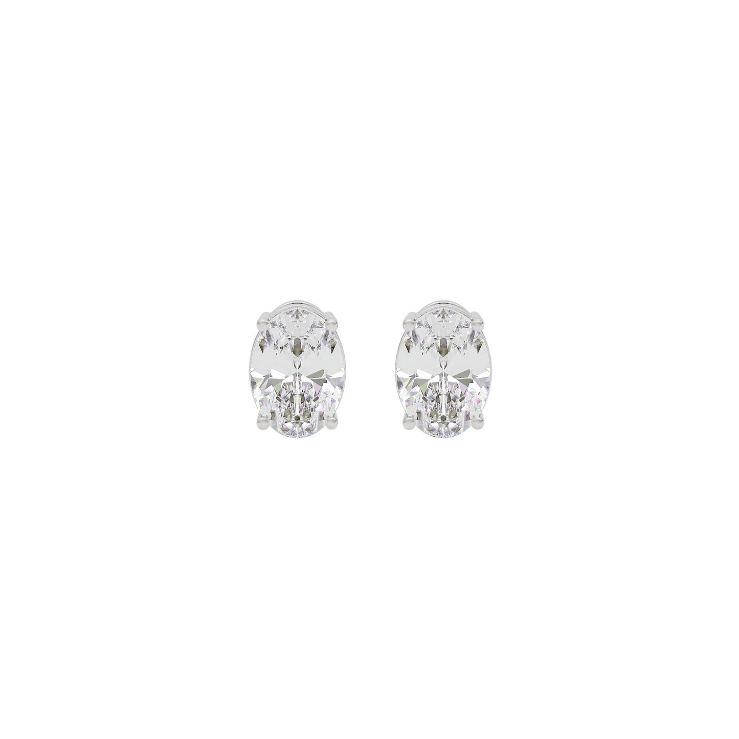 Sparkling Serendipity Diamond Bloom Earrings 18 KT / White Gold
