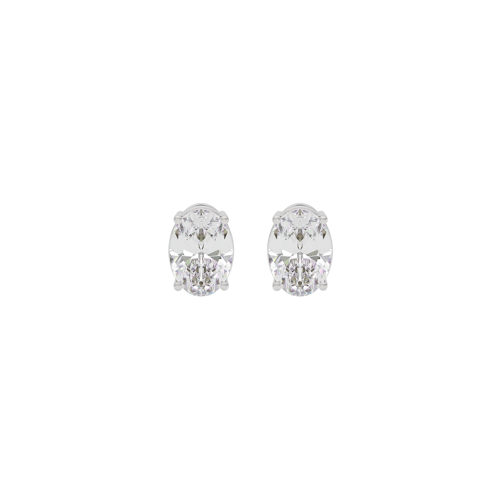 Sparkling Serendipity Diamond Bloom Earrings 18 KT / White Gold