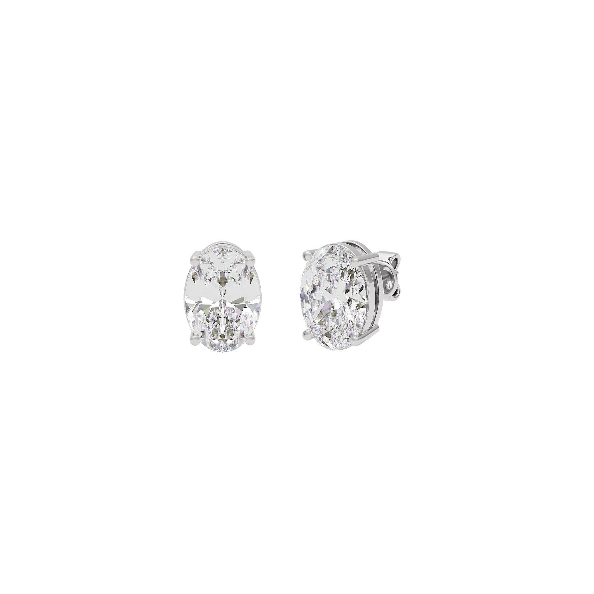 Sparkling Serendipity Diamond Bloom Earrings 18 KT / White Gold