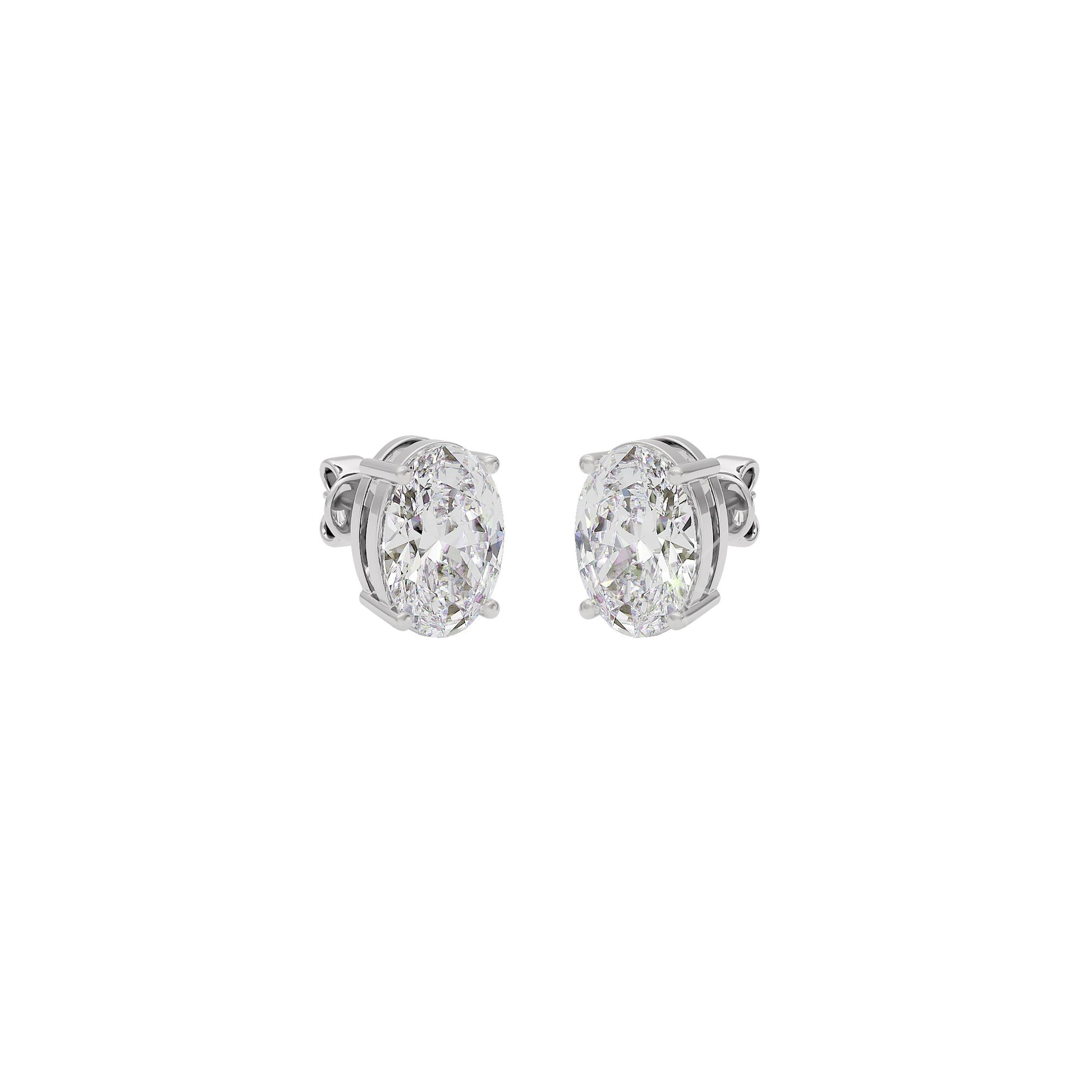 Sparkling Serendipity Diamond Bloom Earrings 18 KT / White Gold