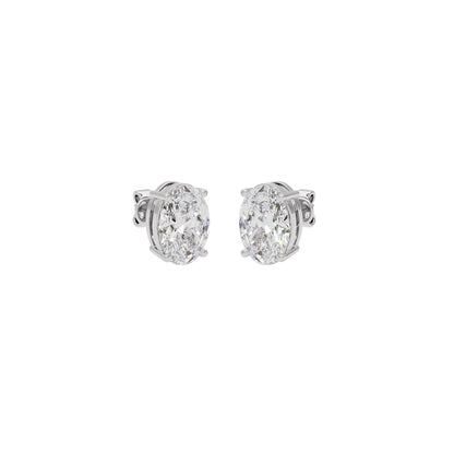 Sparkling Serendipity Diamond Bloom Earrings 18 KT / White Gold