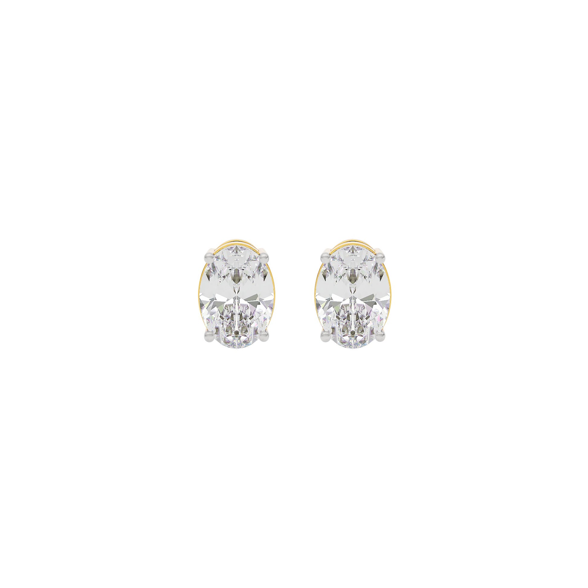 Sparkling Serendipity Diamond Bloom Earrings 18 KT / Yellow Gold