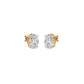 Sparkling Serendipity Diamond Bloom Earrings 18 KT / Yellow Gold