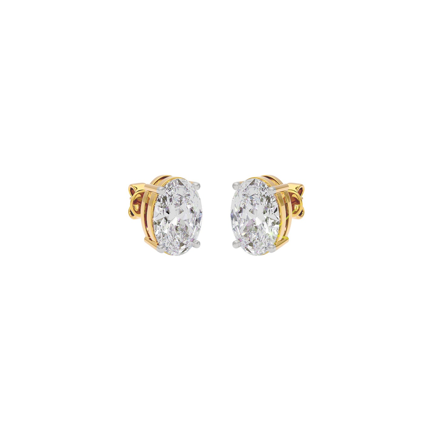 Sparkling Serendipity Diamond Bloom Earrings 18 KT / Yellow Gold