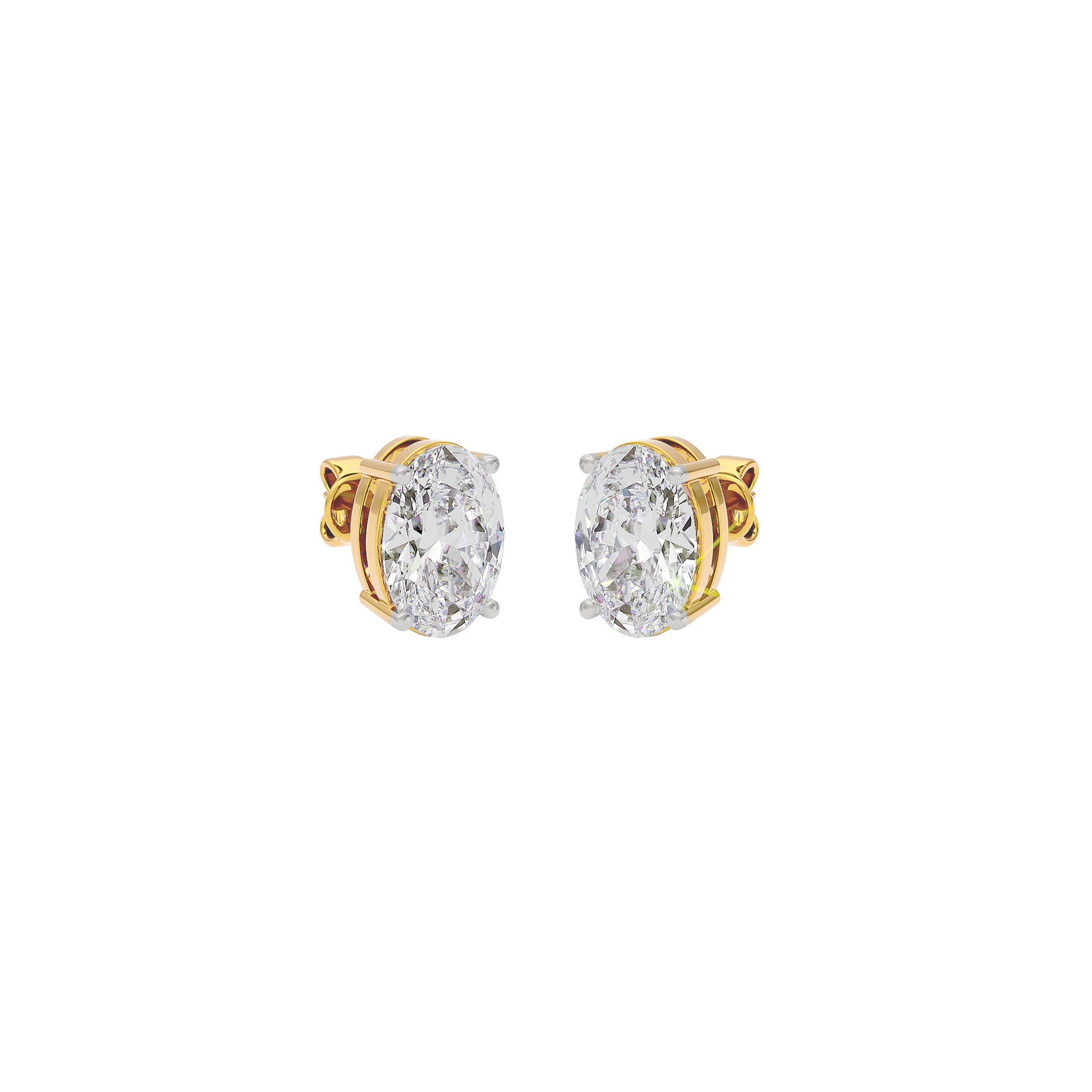 Sparkling Serendipity Diamond Bloom Earrings 18 KT / Yellow Gold