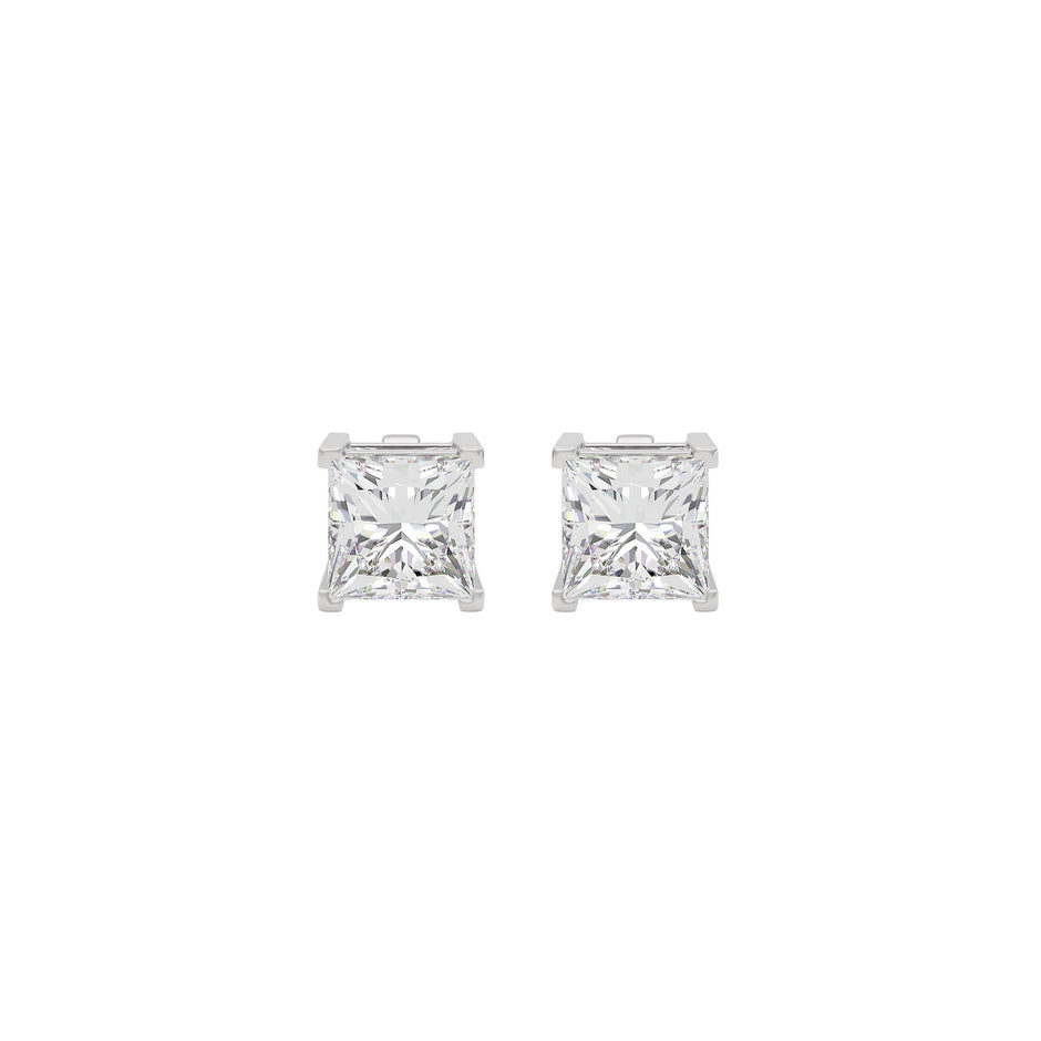 Celestial Cascade Diamond Earrings 18 KT / White Gold