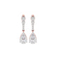 Eternal Radiance Diamond Earrings 18 KT / Rose Gold