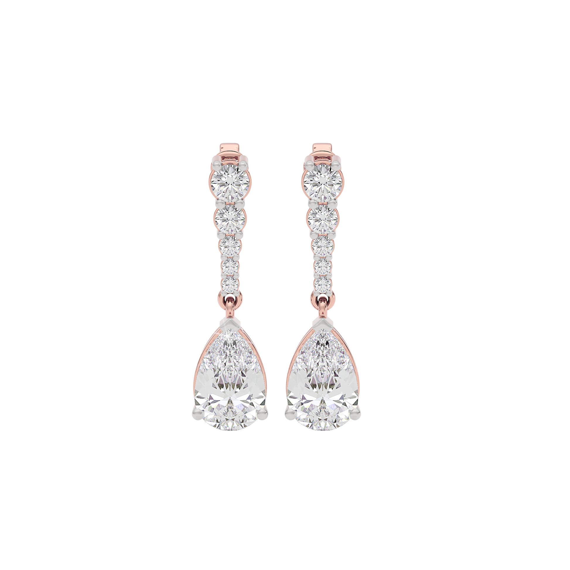 Eternal Radiance Diamond Earrings 18 KT / Rose Gold