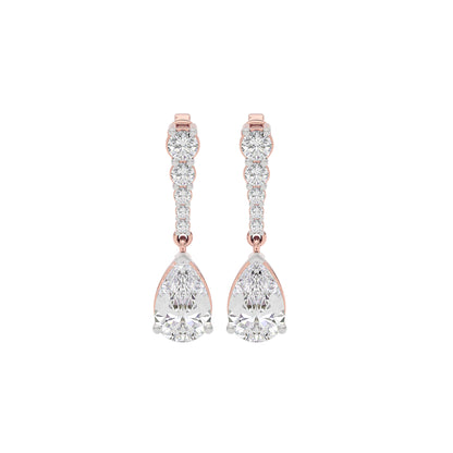 Eternal Radiance Diamond Earrings 18 KT / Rose Gold