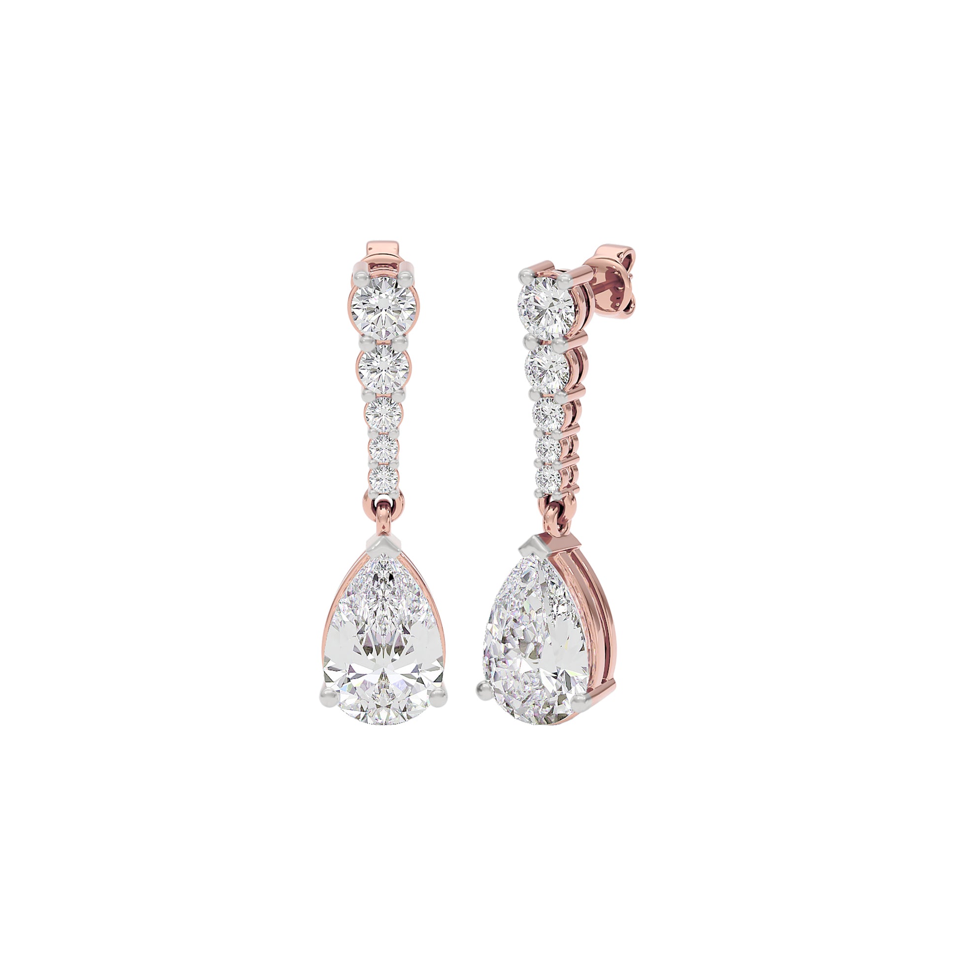 Eternal Radiance Diamond Earrings 18 KT / Rose Gold
