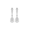Eternal Radiance Diamond Earrings 18 KT / White Gold