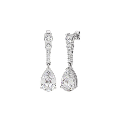 Eternal Radiance Diamond Earrings 18 KT / White Gold