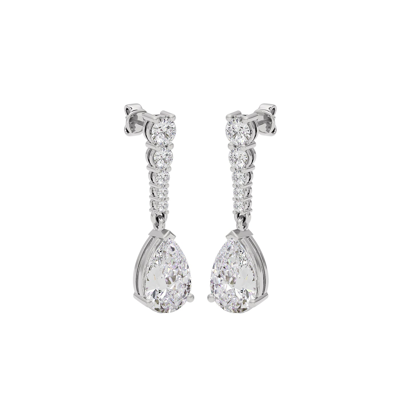 Eternal Radiance Diamond Earrings 18 KT / White Gold