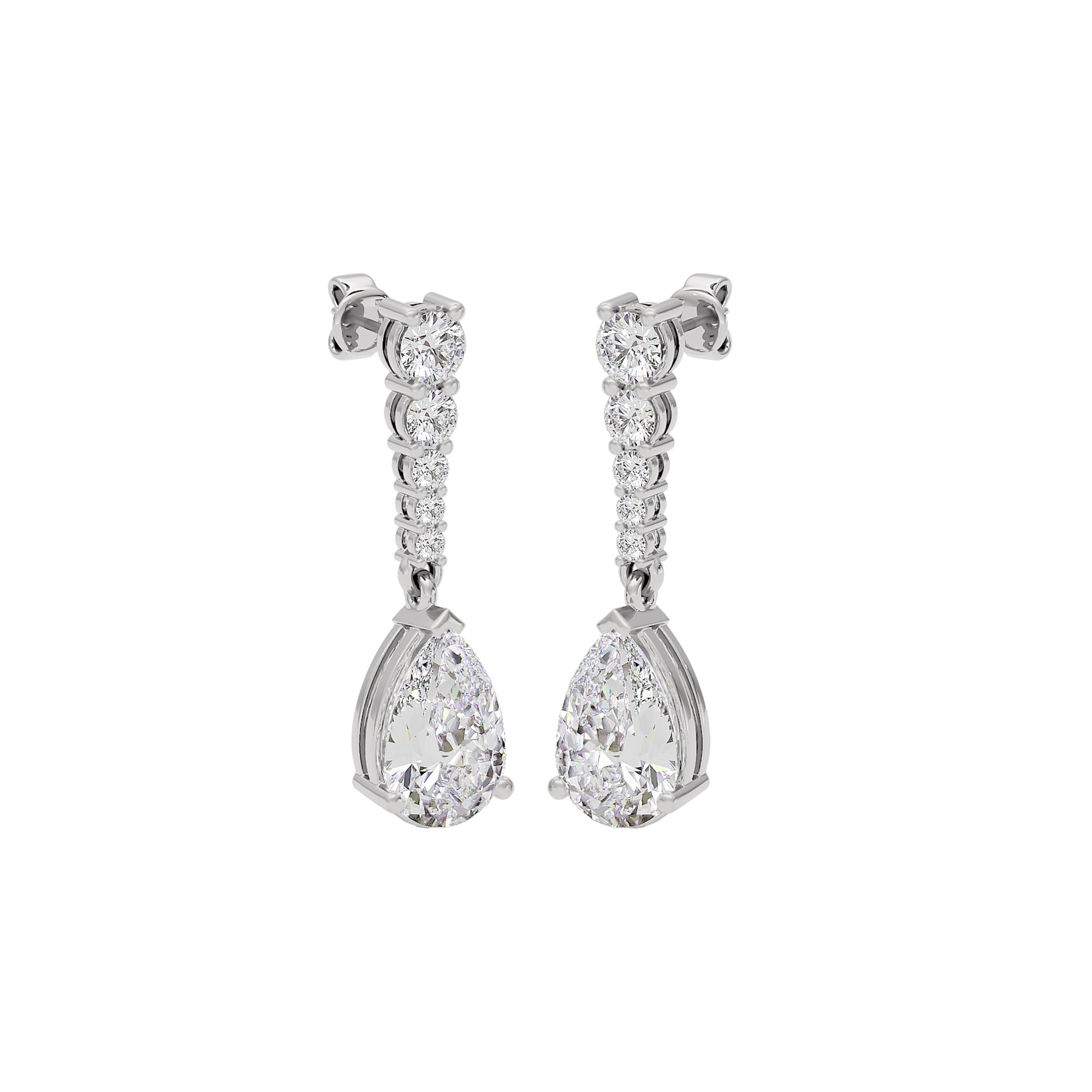 Eternal Radiance Diamond Earrings 18 KT / White Gold