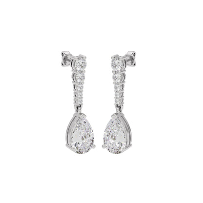 Eternal Radiance Diamond Earrings 18 KT / White Gold