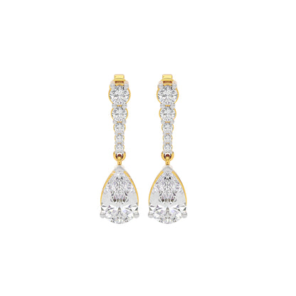 Eternal Radiance Diamond Earrings 18 KT / Yellow Gold