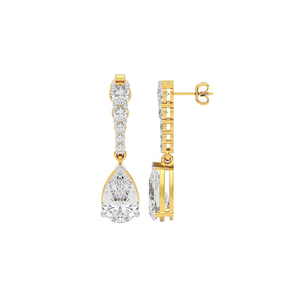 Eternal Radiance Diamond Earrings 18 KT / Yellow Gold