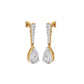 Eternal Radiance Diamond Earrings 18 KT / Yellow Gold