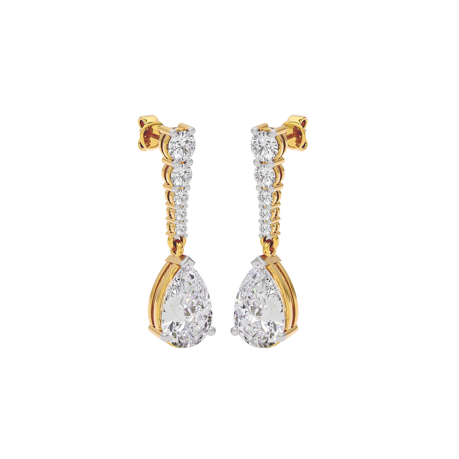 Eternal Radiance Diamond Earrings 18 KT / Yellow Gold