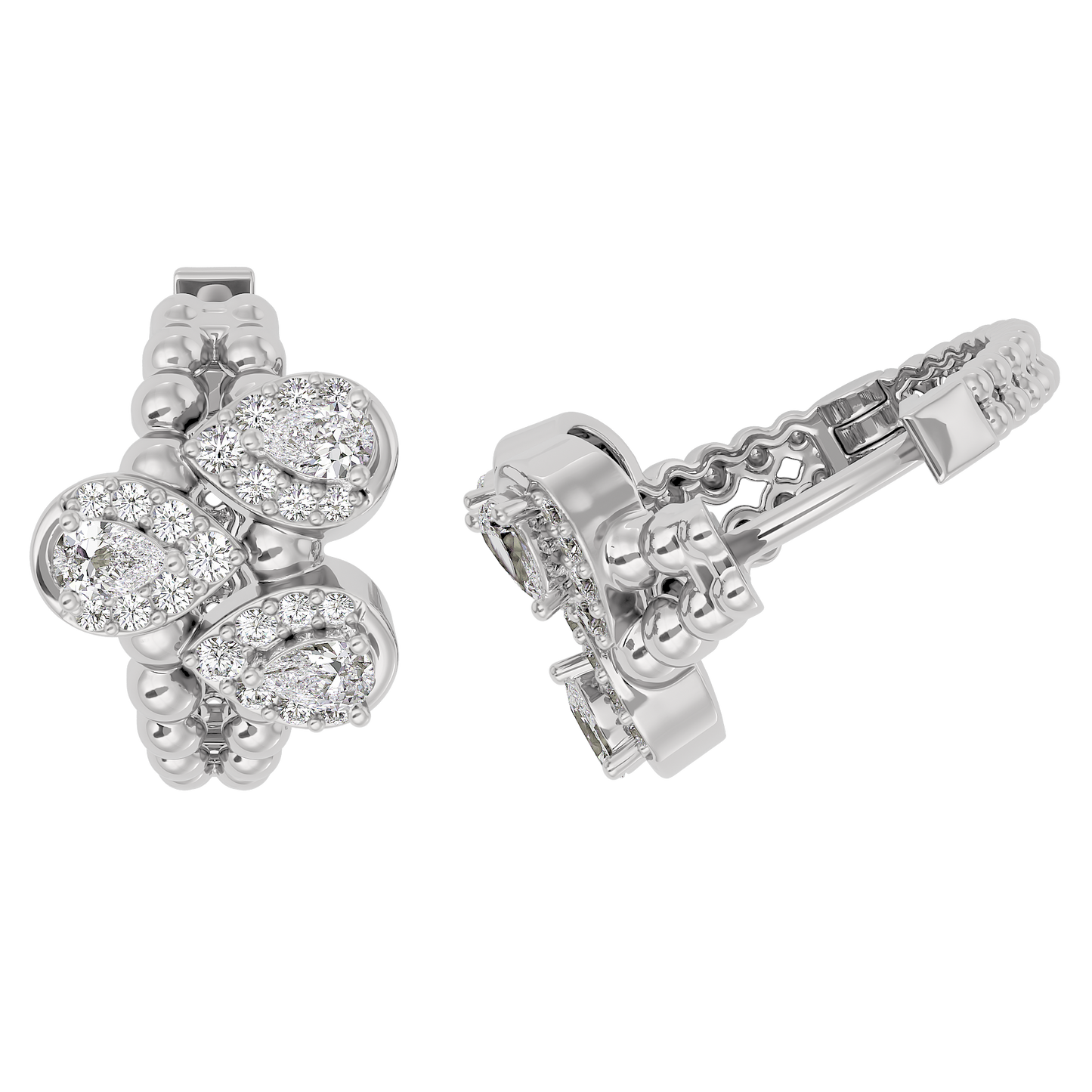 Midnight Glow Diamond Earring