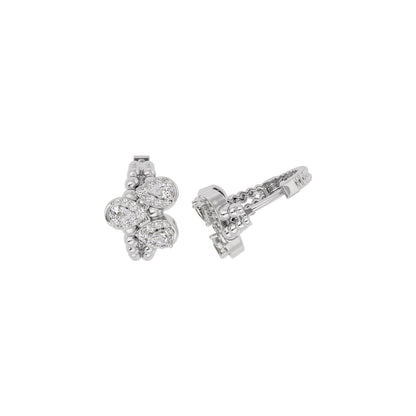 Midnight Glow Diamond Earring 18 KT / White Gold