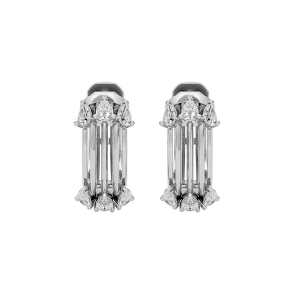 Crystal Radiance Diamond Earring 18 KT / White Gold