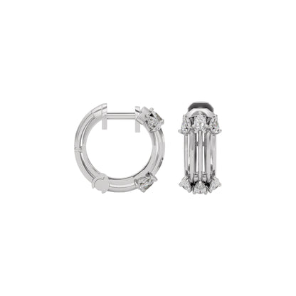 Crystal Radiance Diamond Earring 18 KT / White Gold
