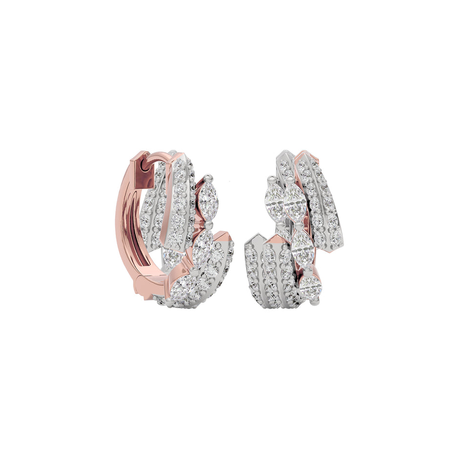 Eternal Shine Diamond Earring 18 KT / Rose Gold