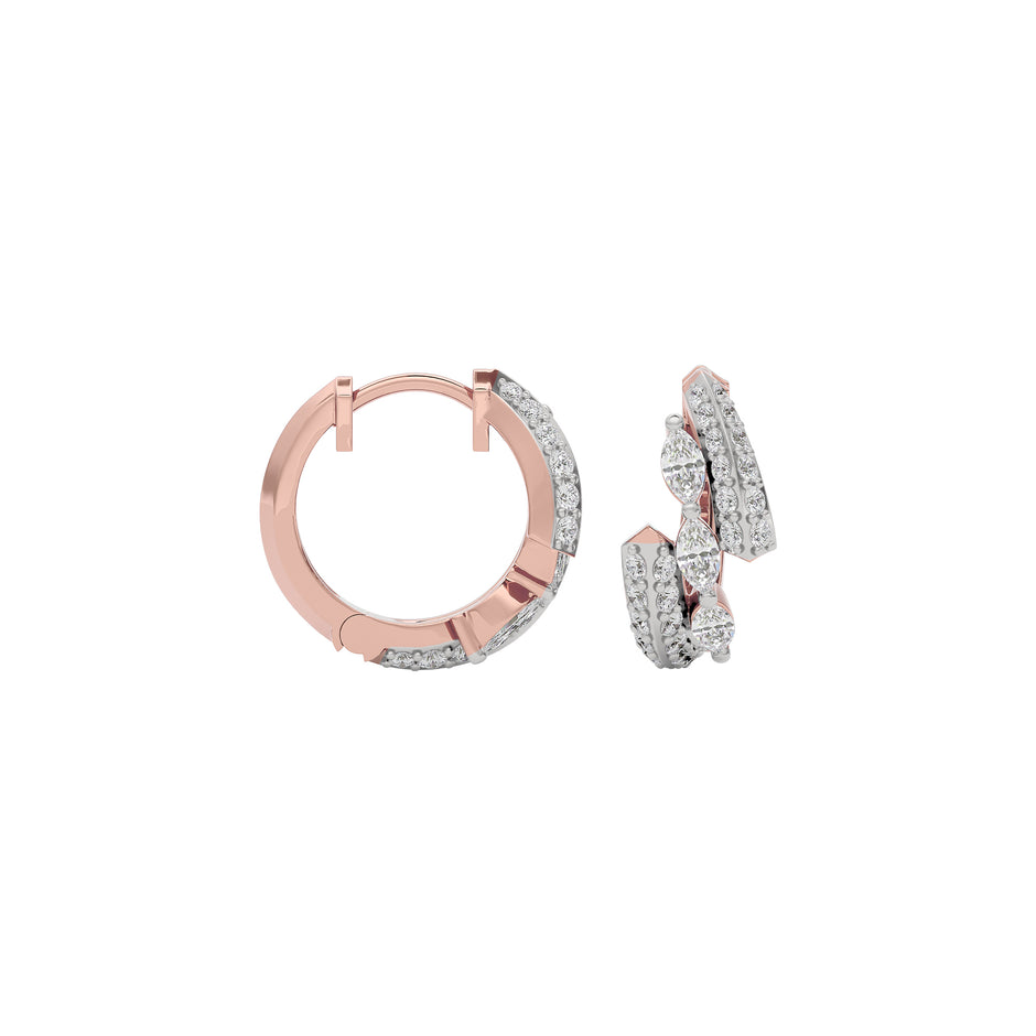 Eternal Shine Diamond Earring 18 KT / Rose Gold