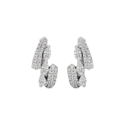 Eternal Shine Diamond Earring 18 KT / White Gold