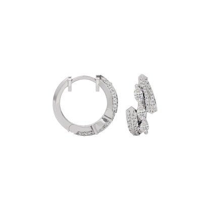 Eternal Shine Diamond Earring 18 KT / White Gold
