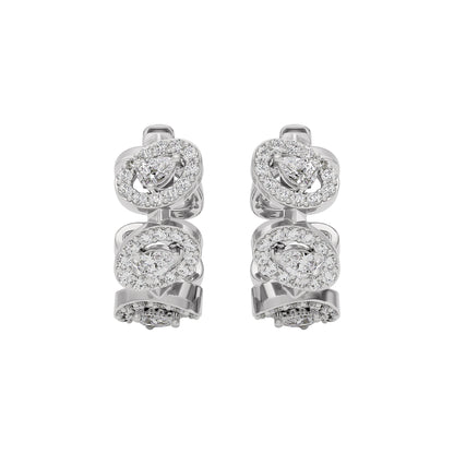 Velvet Aura Diamond Earring 18 KT / White Gold