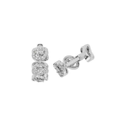 Velvet Aura Diamond Earring 18 KT / White Gold