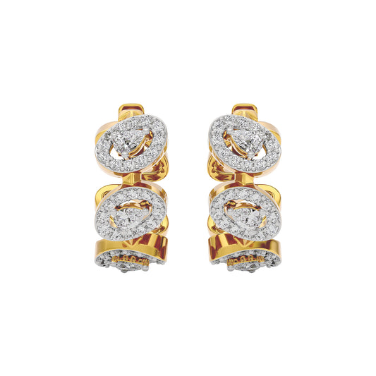 Velvet Aura Diamond Earring 18 KT / Yellow Gold