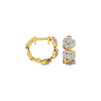 Velvet Aura Diamond Earring 18 KT / Yellow Gold