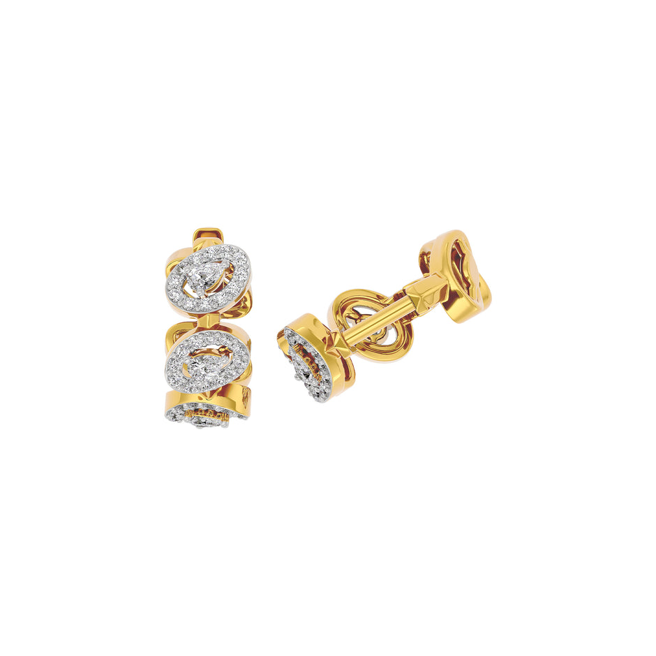 Velvet Aura Diamond Earring 18 KT / Yellow Gold