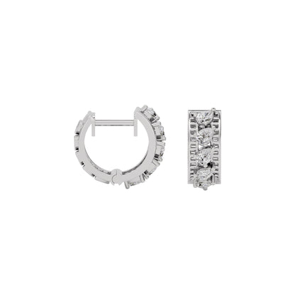 Sapphire Bliss Diamond Earring 18 KT / White Gold