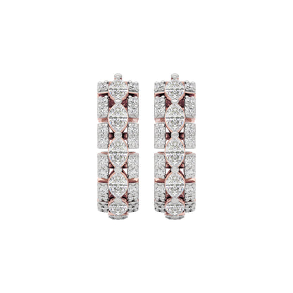 Diamond Enigma Earring 18 KT / Rose Gold