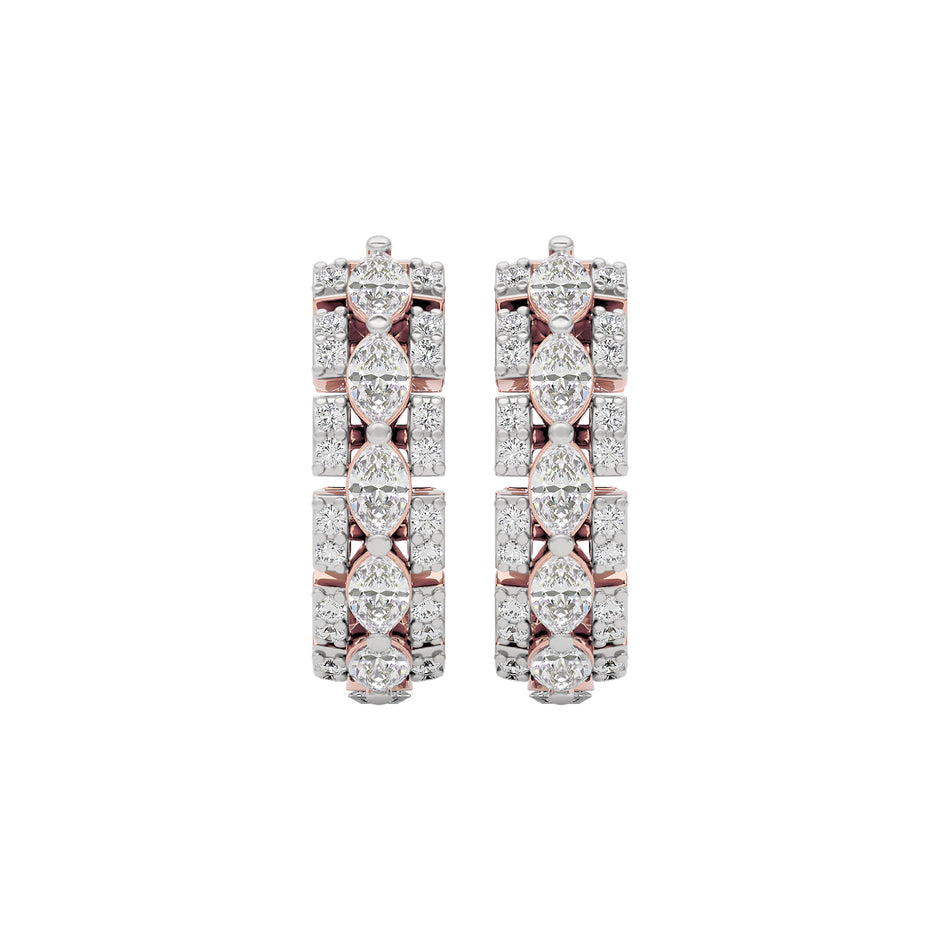 Diamond Enigma Earring 18 KT / Rose Gold