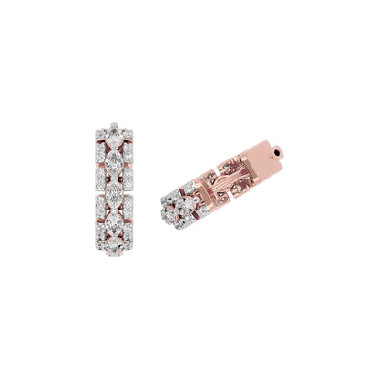 Diamond Enigma Earring 18 KT / Rose Gold