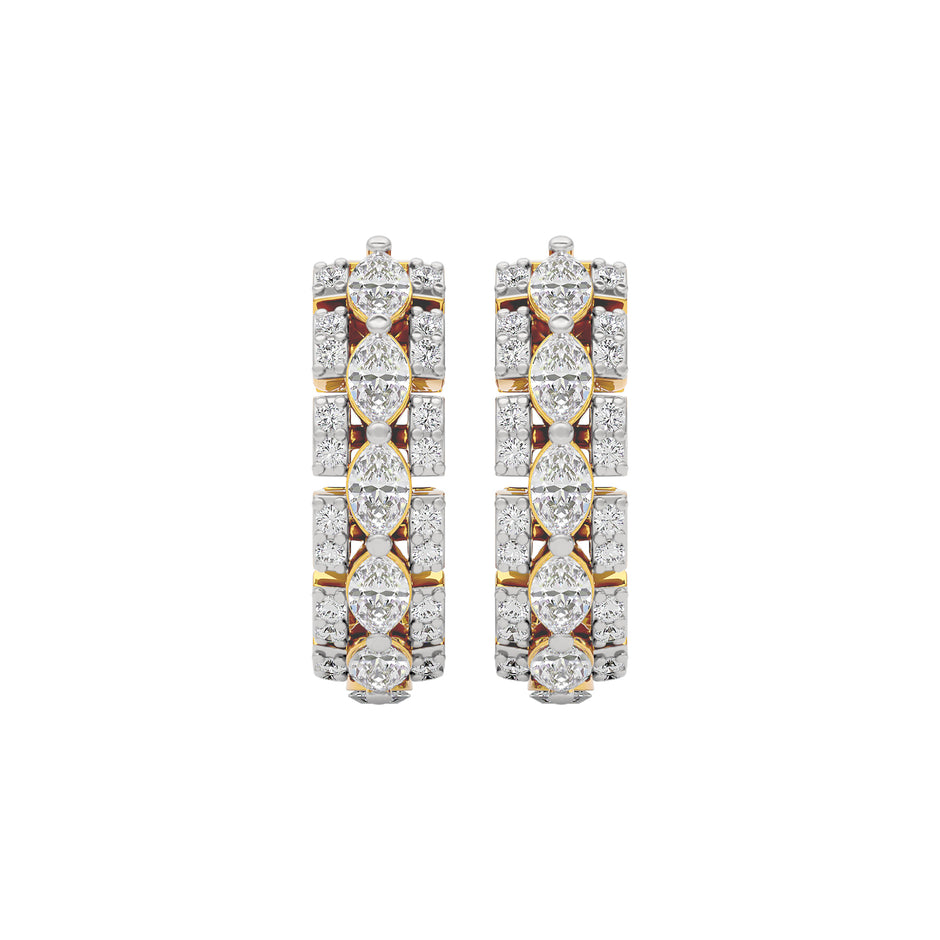 Diamond Enigma Earring 18 KT / Yellow Gold