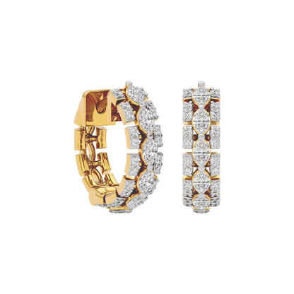 Diamond Enigma Earring 18 KT / Yellow Gold