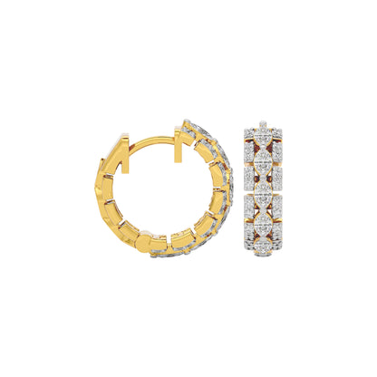 Diamond Enigma Earring 18 KT / Yellow Gold