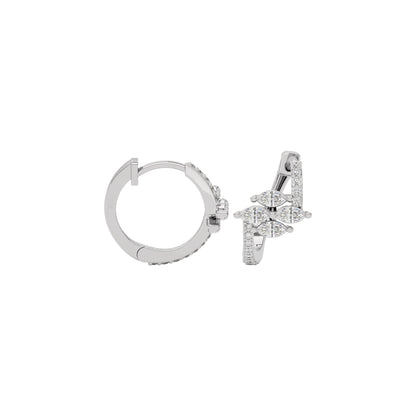 Mystic Glow Diamond Earring 18 KT / White Gold