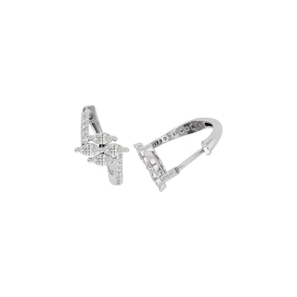 Mystic Glow Diamond Earring 18 KT / White Gold