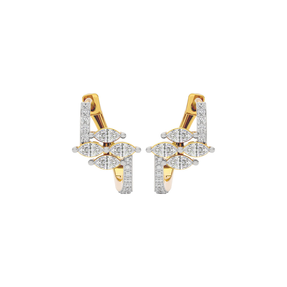 Mystic Glow Diamond Earring 18 KT / Yellow Gold