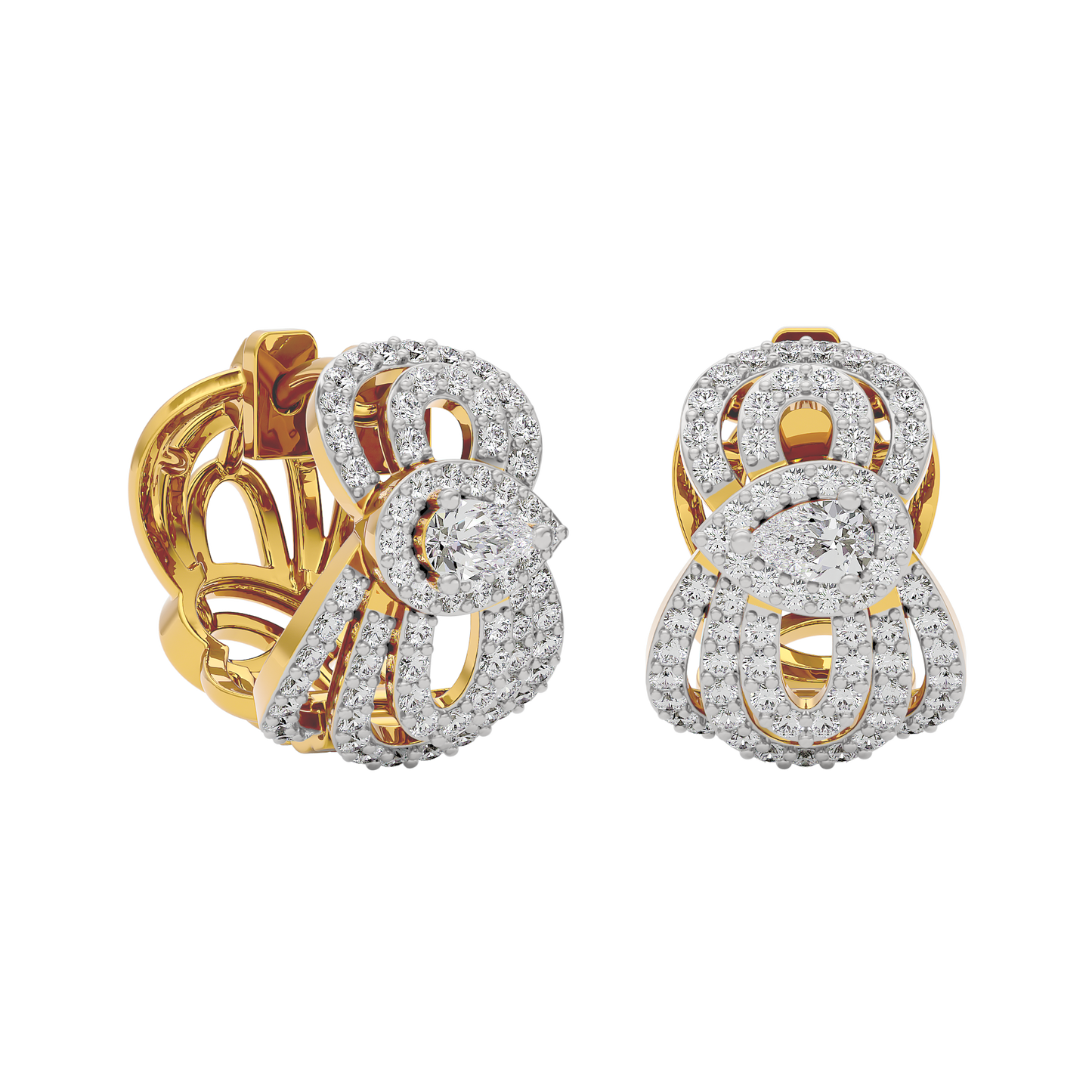 Regal Charm Diamond Earring